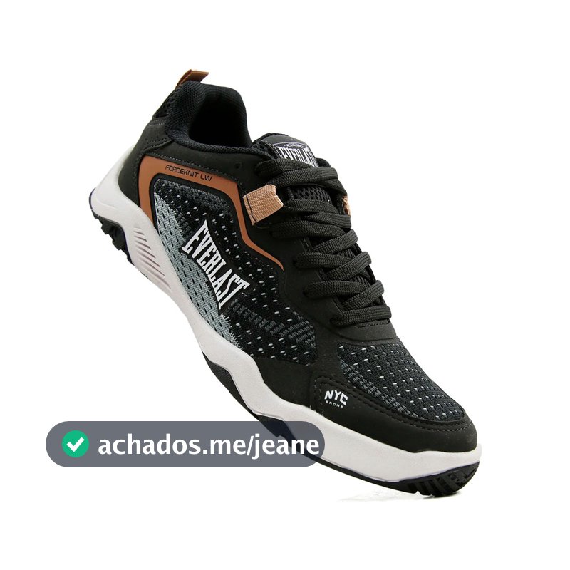 Tênis Everlast Forceknit Low Unissex Academia Treino Leve Confortável Esportivo