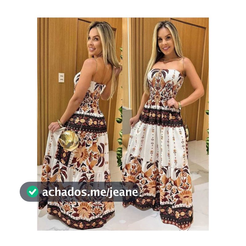 VESTIDO LONGO TAMARA QUE CAIA COM ELASTEX
