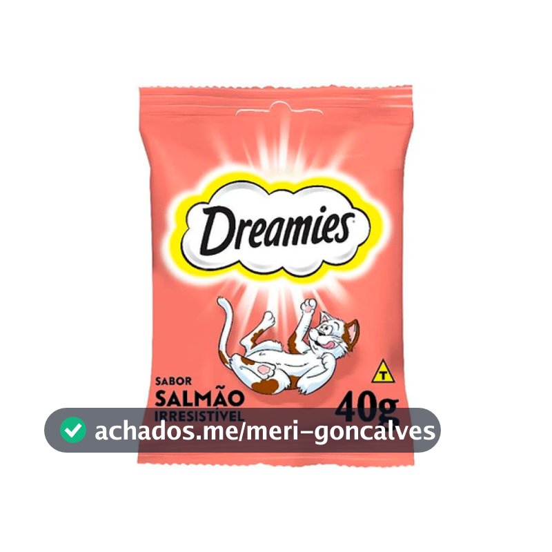 Petisco Salmão Irresistível Gatos Adultos 40g Dreamies
