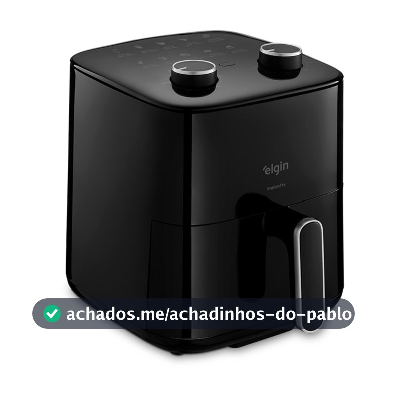 Fritadeira Air Fryer Elgin 3,7 Litros 1.400W Afg04 Preta