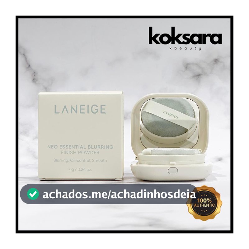 laneige neo essential blurring finish powder 7g, refill 7g