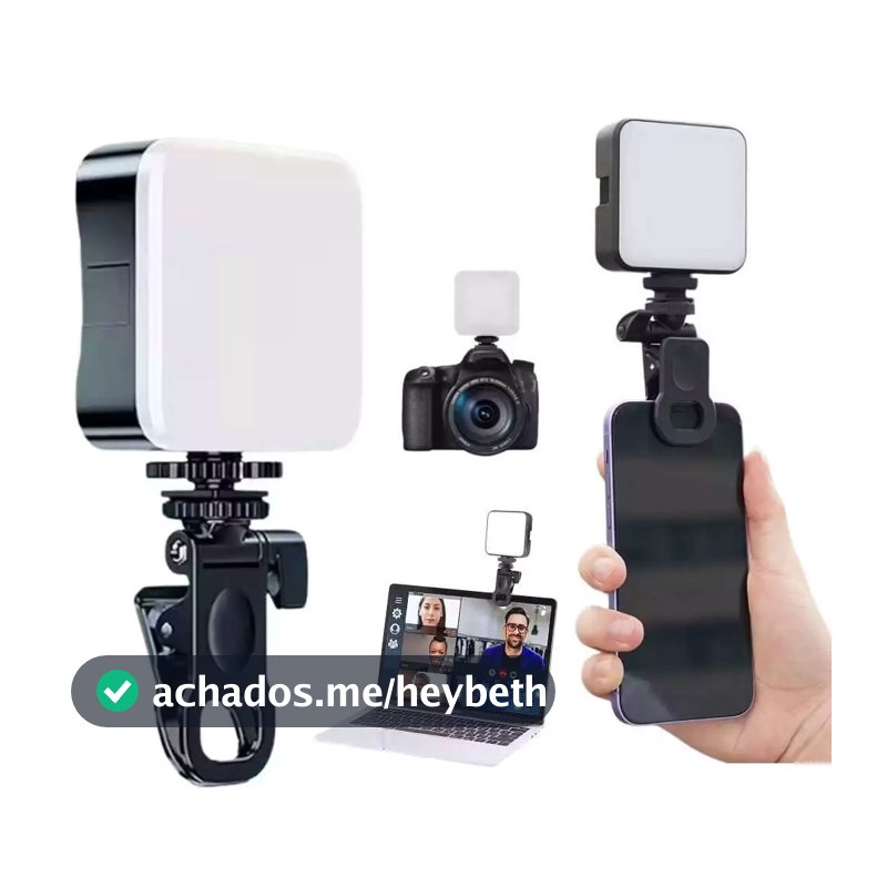 Iluminação Fotográfica Noturna De Preenchimento LED Luz De Vídeo De Lâmpada Portátil De Fotografia