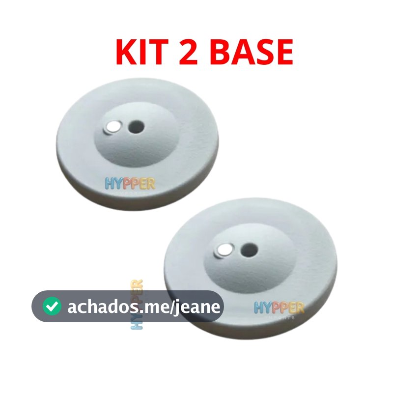 Kit 2 base Oca 21 cm para Suporte de Balão e Wind Banner Enchimento com Água ou Areia