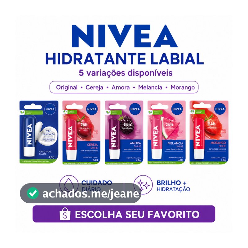 Hidratante Labial Lip Care Essential Care 4,8g Nívea