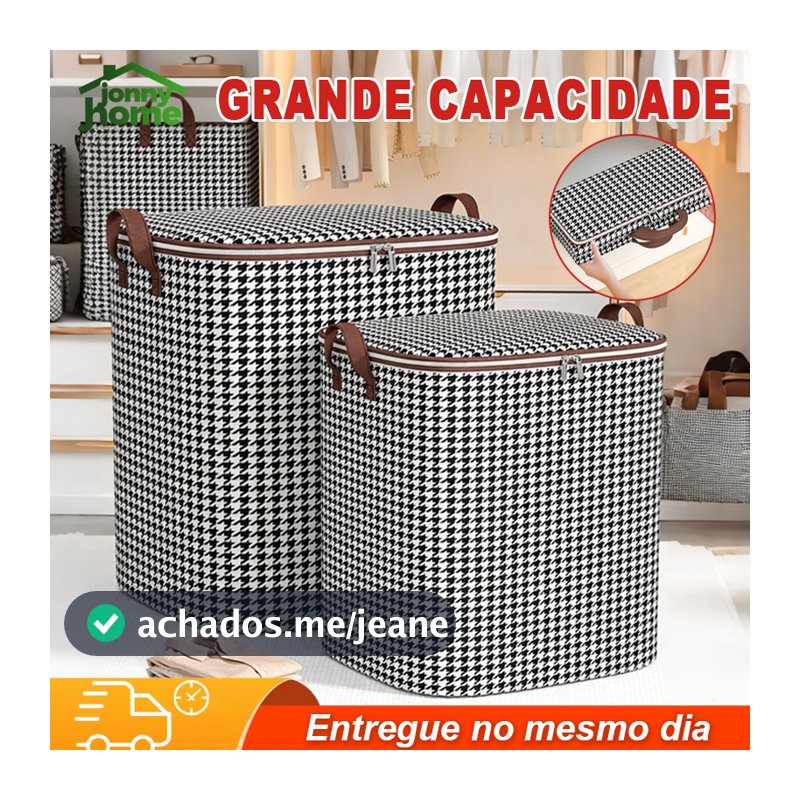 155L/180L/195L Caixa Multifuncional De Armazenamento De Grande Capacidade Para Colchas E Roupas Domésticas