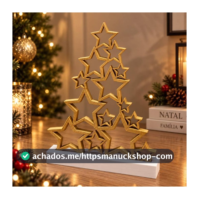 Arvore de Natal estrelas, otimo para decorações de natal