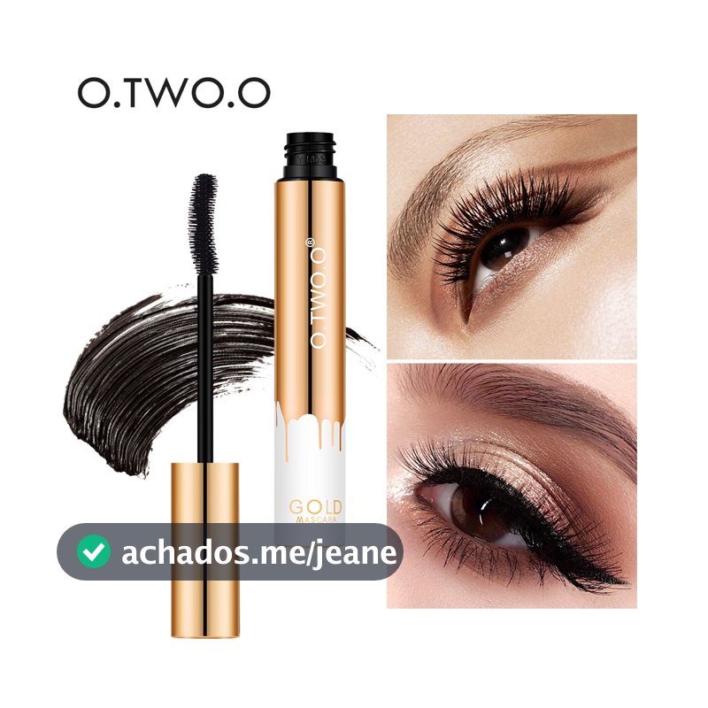 O.TWO.O Máscara De Alongamento Grosso Preta À Prova D'água Maquiagem De Beleza De Cílios