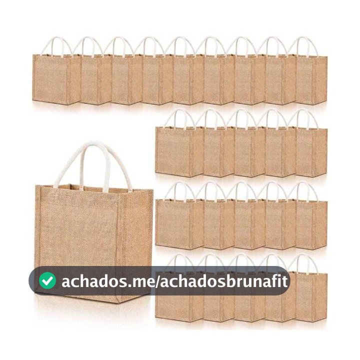 kit 10-12-15-20 Bolsas De Arpillera Mini Bolsa Reutilizável Yute Com Asas pequenas