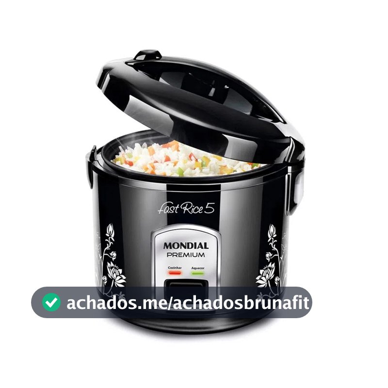 Panela Elétrica Fast Rice 5 Premium NPE-08-5X Mondial - 220V
