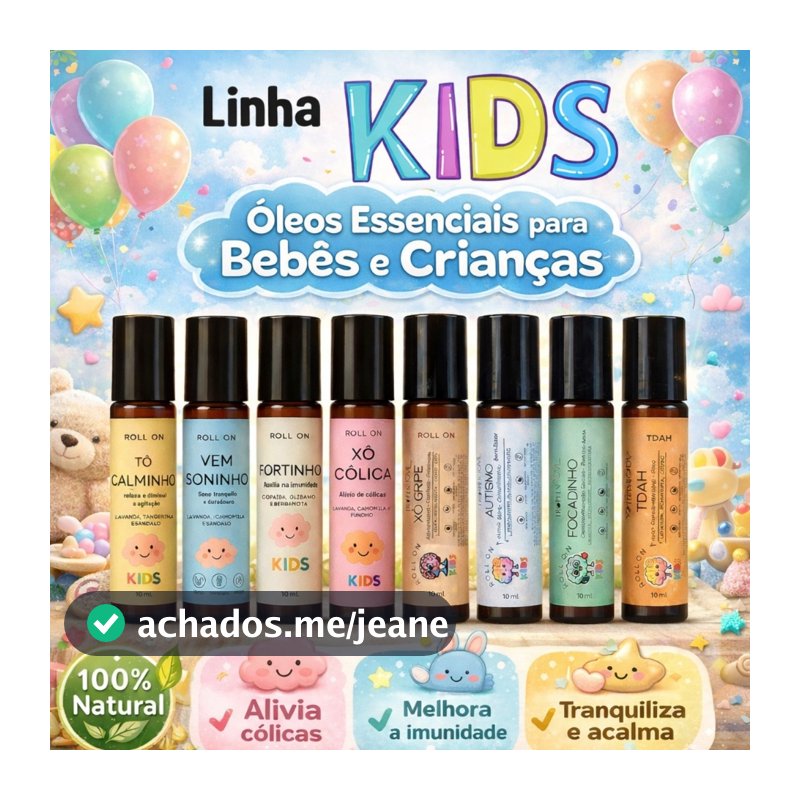 Blend Roll-on de Óleo Essenciais Infantil Crianças Linha Kids Tropfen 10 mL