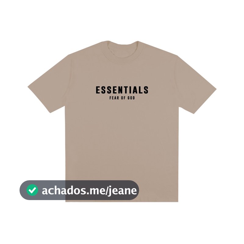 Camiseta Unissex Estampada Fog Essentials Basic Streetwear 100% Algodão