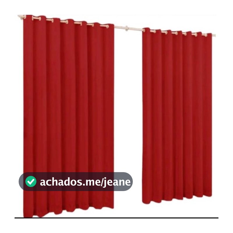 Cortina Roma 2,00 x 1,70 Para Janela, Sala, Quarto, Decoração Varias Cores Envio Imediato