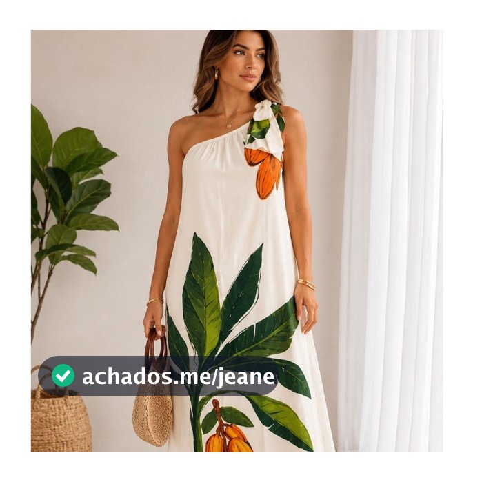 Compartilhar:  0 Vestido Feminino Longo Tropical Estampado Arara Azul Um Ombro Só Assimétrico WE-VES-015 Elegante Verão