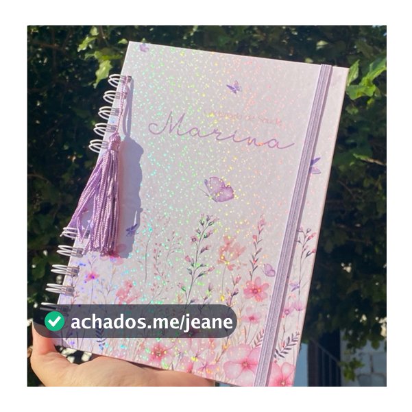 Caderneta de Vacinação / Saúde - Jardim das Borboletas Menina vacina Personalizada com qualquer Nome