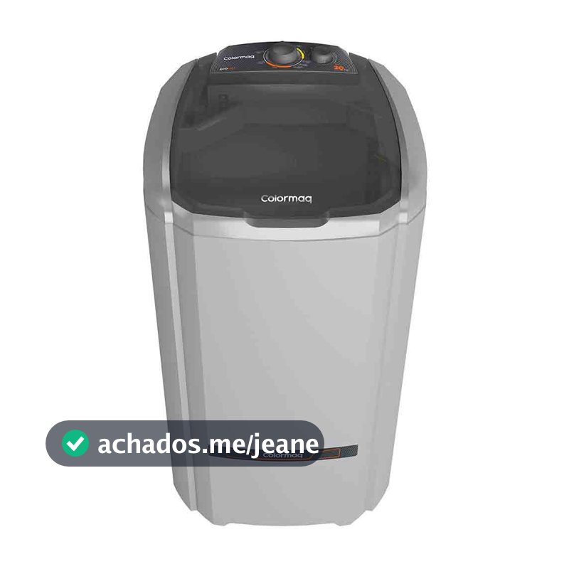 Lavadora de Roupas Semiautomática 20kg LCS 20 com 6 Programas de Lavagem e Reúso de Água Colormaq