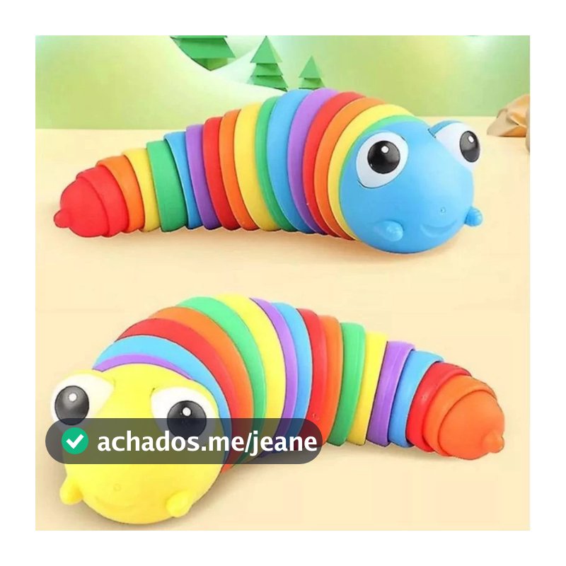 Brinquedo Lesma Caracol Lagarta De Minhocas Alivia o Estresse