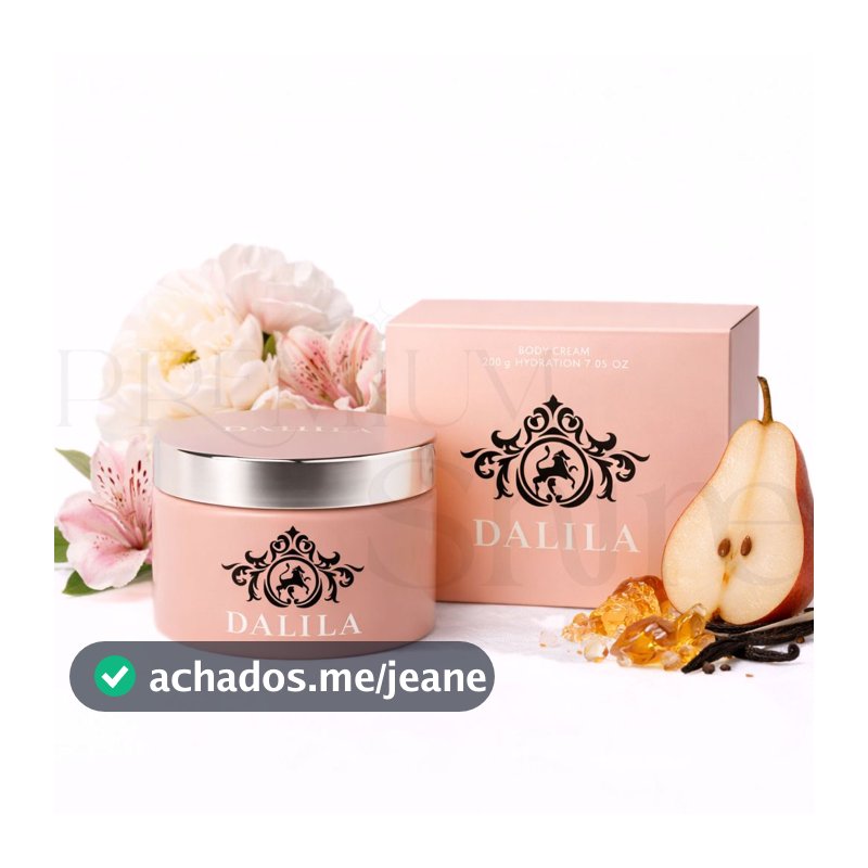 Hidratante Perfume Árabe Delilah Maison Alhambra Isabelle la Belle 200g Pasta em Pote Feminino