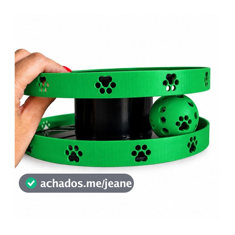 Brinquedo Interativo para Gatos Carretel Diversão  Petiscos