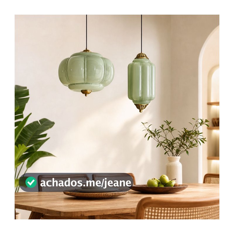 Luminária Pendente Estética Nova Decoração Chinesa Difusor De Vidro Alta Qualidade Luz Tricolor Várias Cores Lampu Gantu