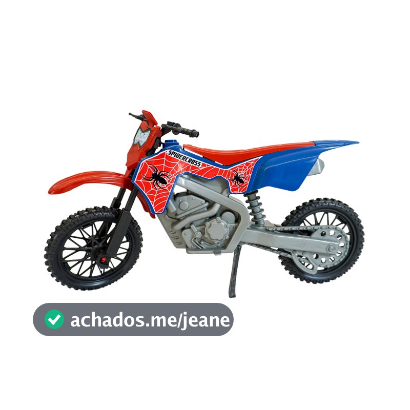 Moto Cross SPIDER Infantil | Brinquedo Homem Aranha 3+ Anos | Rodas Off-Road | Kendy | QUEEN SHOP