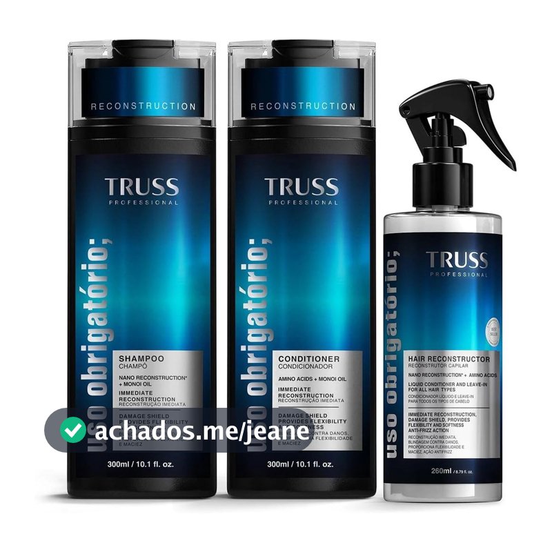 Kit Truss Uso Obrigatorio Shampoo E Cond + Spray 260ml