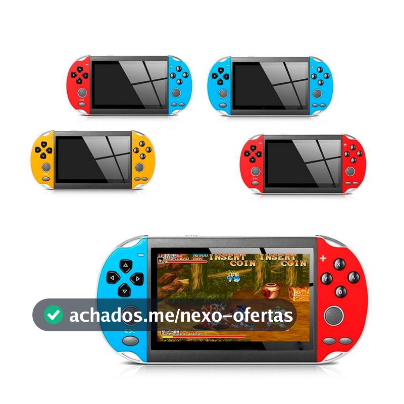 Video Game Portátil Retrô Plus Tela Grande 4.8 Polegadas - Envio Imediato