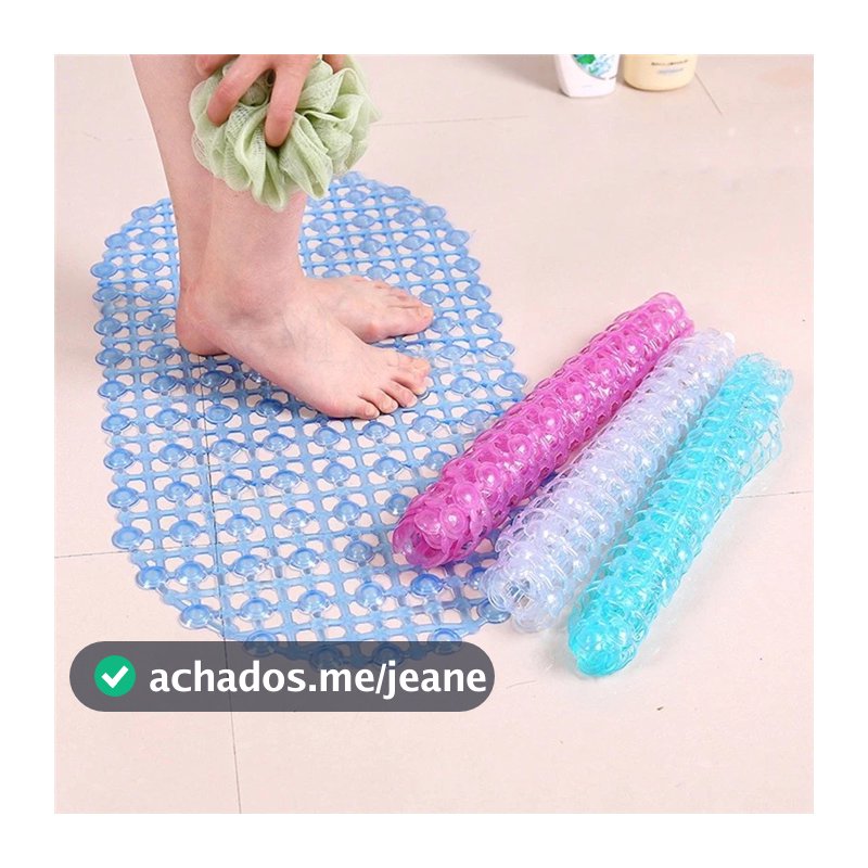 Tapete para Banheiro Antiderrapante bolinha tapete com ventosa tapete para banheiro