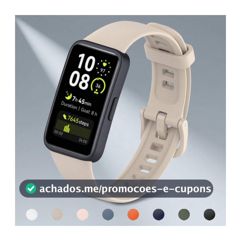 Pulseira De Silicone Original Para Smartwatch Huawei Band 10 9 8 NFC Sport Mulheres Homens Cinto Macio Borracha Acessóri