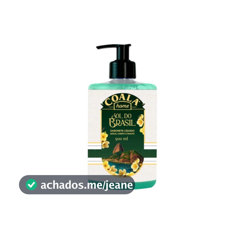 Sabonete Líquido Pump Sol do Brasil 500ml Coala