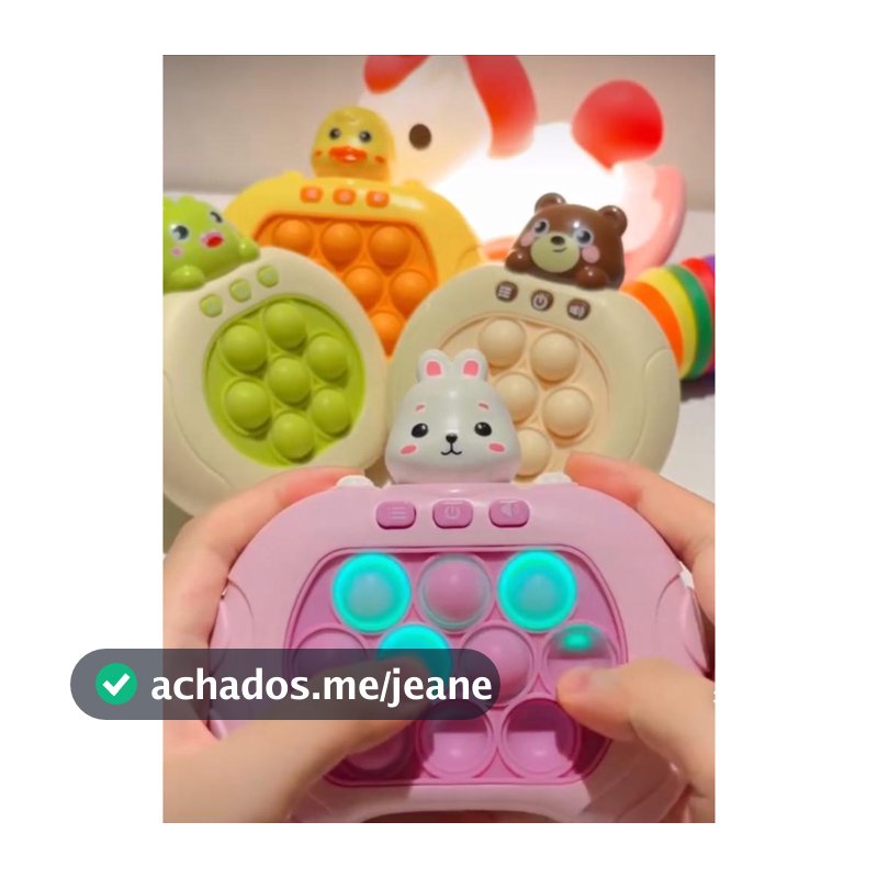 Pop it Mini Gamer Brinquedo Console Anti Stress Eletrônico