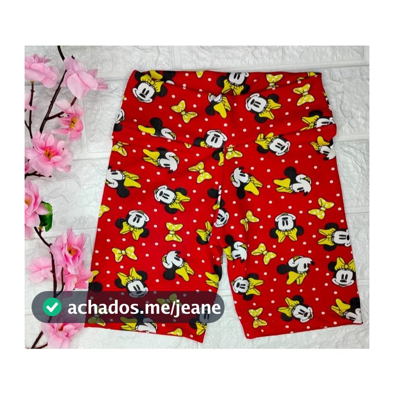 SHORTS legging Suplex infantil Desenhos