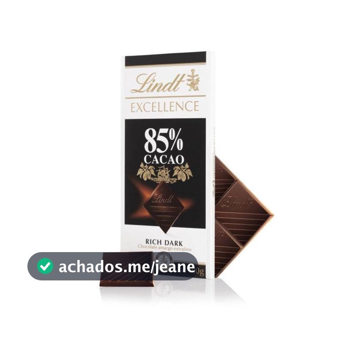 Barra de Chocolate Lindt Excellence Dark 85g