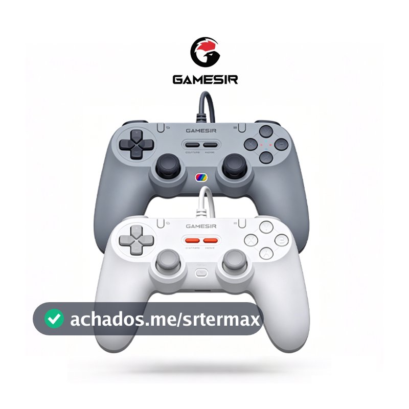 Controle Gamesir Tegenaria T3 Lite Com Fio Para Pc Switch Android Ios Steam Celular Hall Effect Usb