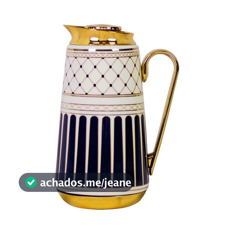 Garrafa Térmica Porcelana Palazzo Navy 700ml Tuut Luxo