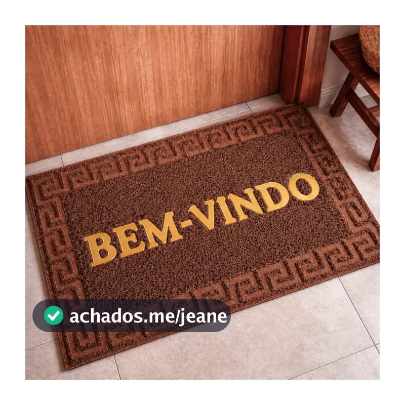 Capacho Bem-Vindo 40x60 Antiderrapante Várias Cores