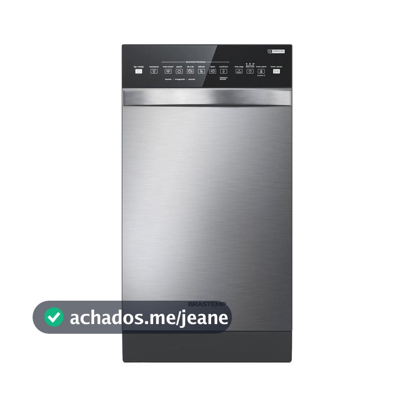 Lava-Louças 10 Serviços Brastemp cor Inox com Ciclo Pesado - BLF10BR