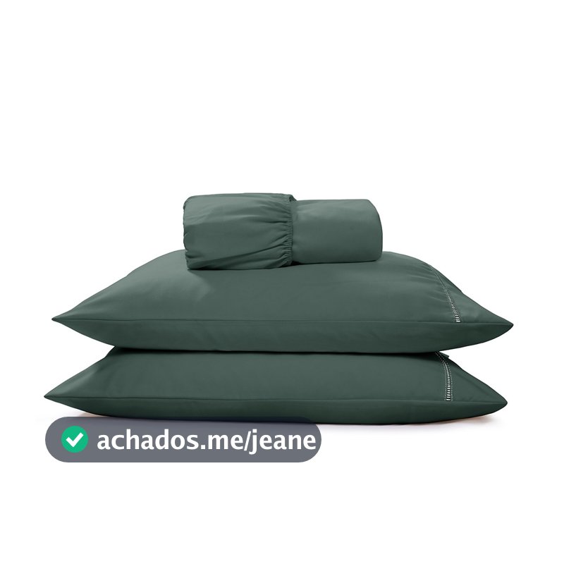 Jogo Lençol King 3 Peças Micropercal 400 Fios Lençol C/ Elástico e Fronhas Ponto Palito 203 x193x30