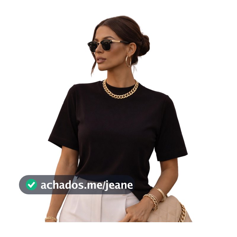 Camiseta Oversized Feminina 100% Algodão Premium Lisa Confortável Blusa Casual Dia a Dia