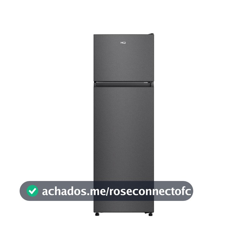Geladeira Refrigerador HQ Defrost 290 Litros Preto HQ-290RDF