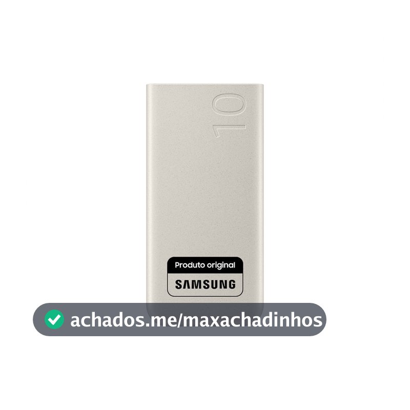 Bateria Carregador Portátil 2x USB-C, 10000mAh, Super Rápida 25W
