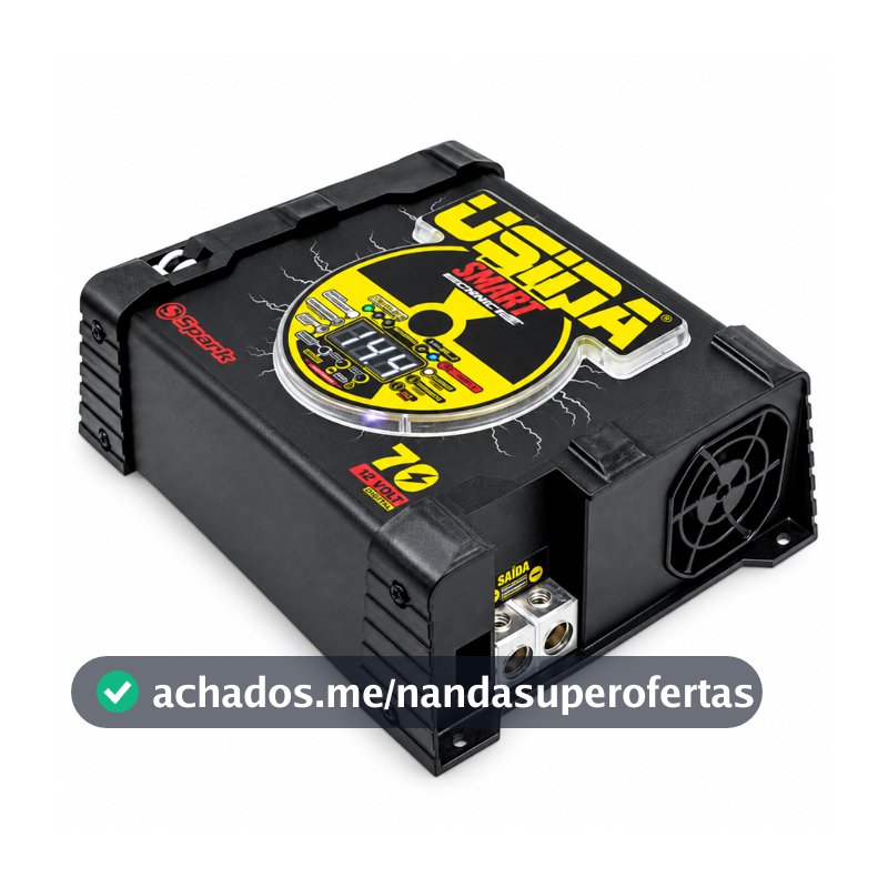 Fonte Automotiva Usina 70 Amperes Bivolt 127-220v
