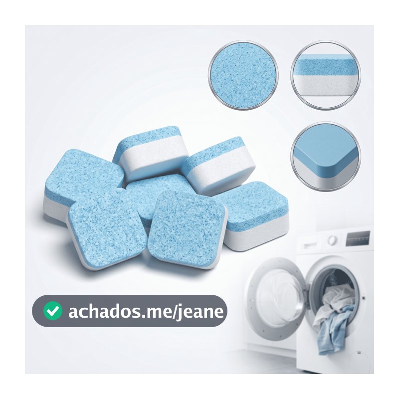 Kit  Limpadores Pastilha de Sabão para Máquina de Lavar