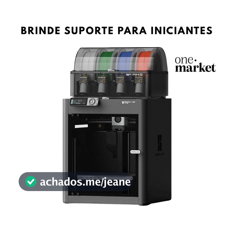 Impressora 3D Bambu Lab P1S Com ou sem AMS(Combo) Bivolt 127/220v