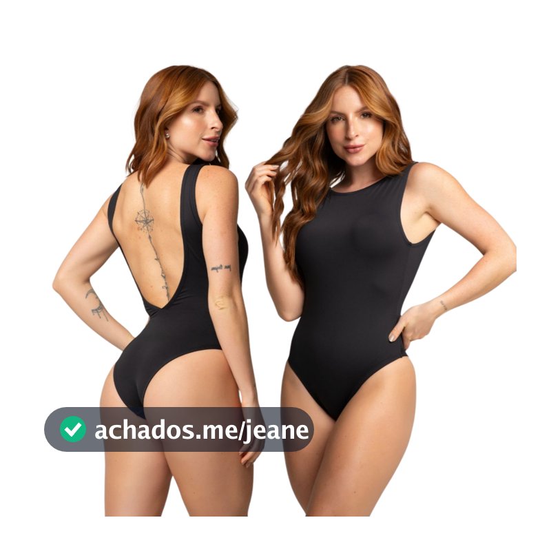 Body Maio Feminino Liso Decote Costas Sem Bojo Alça Larga Praia