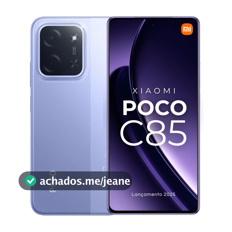 Smartphone Xiaomi Poco C85 256GB / 128GB Versão Global NFC Envio Imediato (COM PELÍCULA DE CORTESIA)