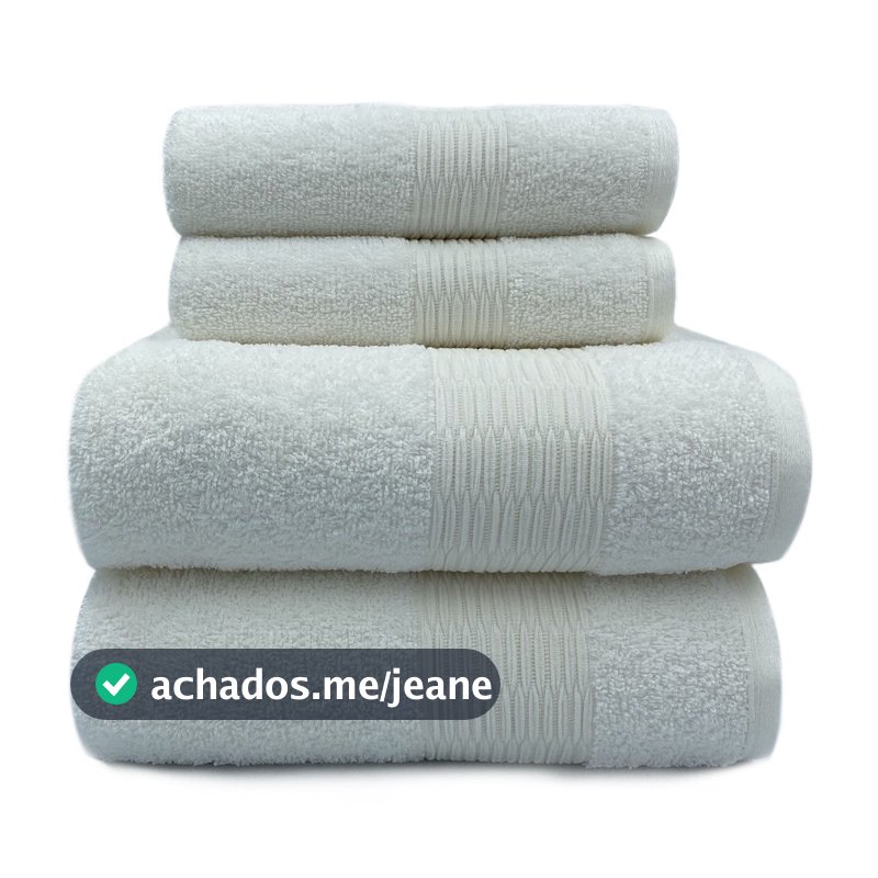 Kit 4 Toalhas Banho Banhão Gigante (02 rosto 02 banho) | Volume Extra Super Macia - Movie - 72x130cm 460g
