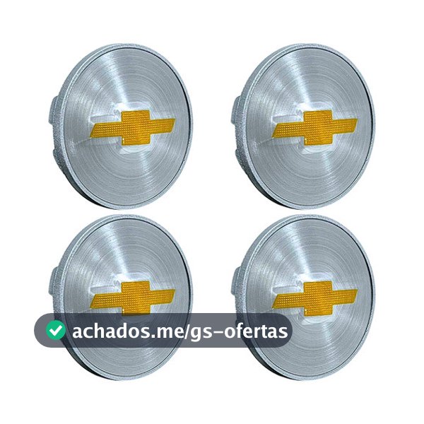 Kit Jogo 4 Calotinha Miolo Centro De Roda Chevrolet Agile Astra Vectra Calota 55mm