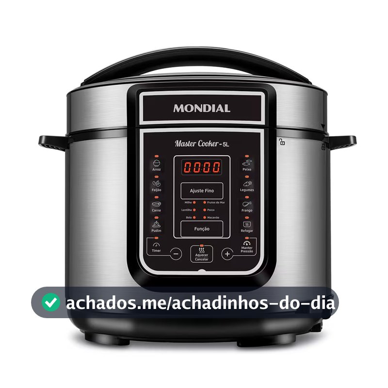 Panela Elétrica de Pressão Digital Master Cooker PE38 5 Litros Mondial