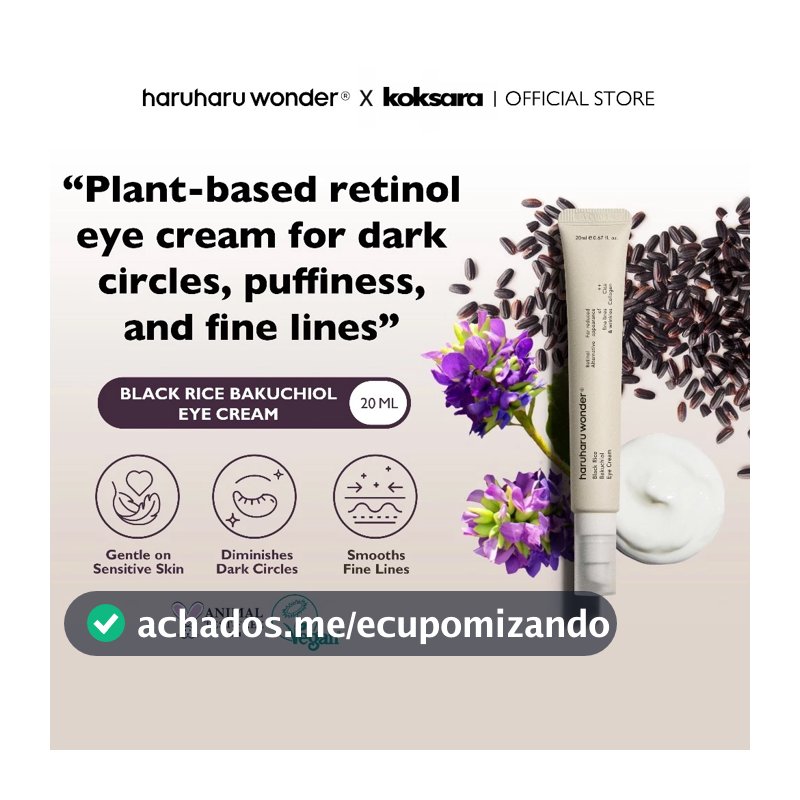 Haruharu Wonder Black Rice Bakuchiol Eye Cream 20ml