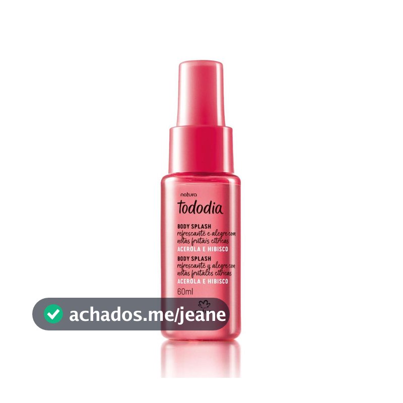 Tododia Acerola e Hibisco Mini Body Splash Desodorante Colônia 60ML